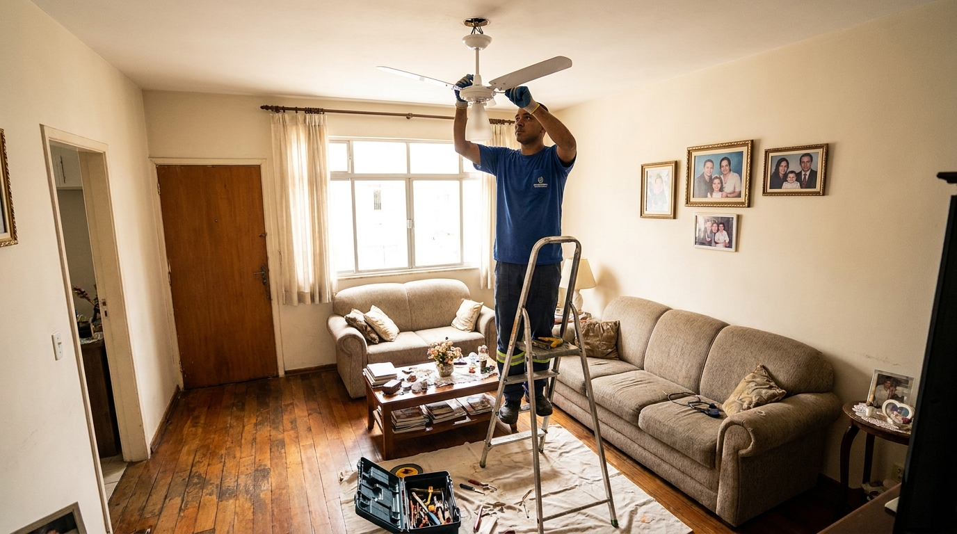 Substituição de Ventilador em Goiânia‑GO